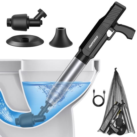 Desatascador Eléctrico Para Inodoro, Émbolo De Aire De Alta Presión Ampforce