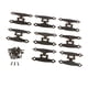 thumbnail image 3 of Puerta de la ventana de los muebles de madera 8pcs bisagras de hardware de reemplazo, 3 of 3
