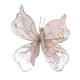 thumbnail image 5 of Mariposa artificial, decoración para árbol de Navidad, para colgar, decoración para accesorios de fotografía, fondo para uso en interiores y exteriore Rosa claro, 5 of 5