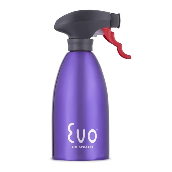 Pulverizador de aceite Evo, acero inoxidable 18/8, 500 ml, color morado