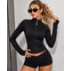 thumbnail image 1 of Chaqueta Deportiva Para Mujer Slim Fit Con Cierre Y Cuello Alto, 1 of 3