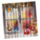 thumbnail image 4 of Juego De 2 Cortinas De Ventana De Dormitorio De Sala De Estar De Navidad 40x55 Pulgadas D, 4 of 5