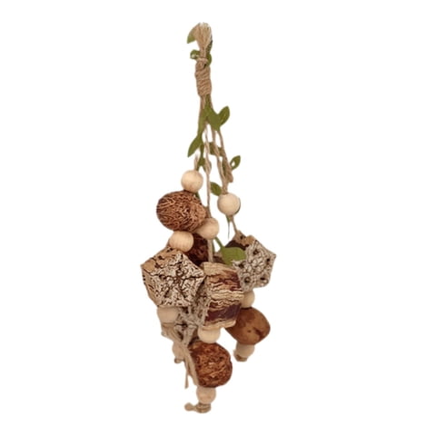 Ioensy - Juguetes Para Loros, Juguete Para Moler Dientes, Periquito, Agapornis, Hámster, Chinchilla, Tuerca De Conejo