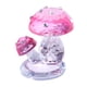 thumbnail image 3 of Estatua De Hongo De Cristal De Imitación, Pequeña Figura Coleccionable En Miniatura, Regalo Rosa, 3 of 5