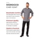 thumbnail image 2 of Chaqueta Chef Works Morocco para hombre, talla M, gris, 2 of 3