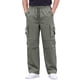 thumbnail image 1 of Pantalones Cargo de Trabajo al Aire Libre de Pierna Recta con Múltiples Bolsillos para Hombre INSPIRE CHIC XL Gris, 1 of 5