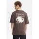 thumbnail image 3 of Polera Hombre Oversize Print Chocolate - ll, 3 of 4