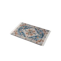 Genérico - Alfombra Decorativa Beige Con Flequillos 80X120