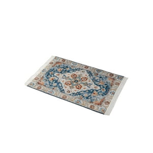 Genérico - Alfombra Decorativa Con Flequillos 80X120 Beige P6