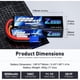 thumbnail image 2 of Batería LiPo Zeee 3S 11.1V 100C 8000mAh EC5 Hardcase, 2 of 3