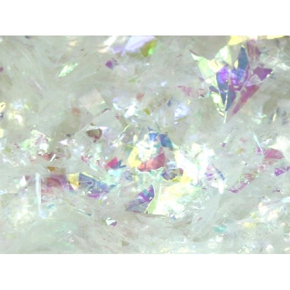 Meyer Imports 113 g de Flocos de Brillo Iridiscente Blancos