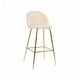thumbnail image 1 of Silla de Bar Elegante Deluxe Terciopelo - Beige, 1 of 5