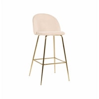 Habita2 Chile - Silla De Bar Elegante Deluxe Terciopelo - Beige