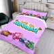 thumbnail image 3 of ¡Vamos, Plátanos! Conjunto de sábanas temático, trío de piezas, cómodo y amigable con la piel, diseño único, regalo de decoración para el hogar para familiares, amigos y fans, 90 cm * 190 cm, 3 of 6