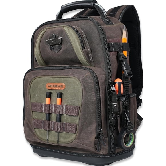 Mochila Electricista 36 Bolsillos Base Dura 26l