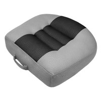 Magideal - Cojín De Asiento Elevador Genérico Para Conductor, Diseño De Cremallera Antideslizante, Alfombrilla De Refuerzo, Cojín De Postura Para Furgoneta , Gris