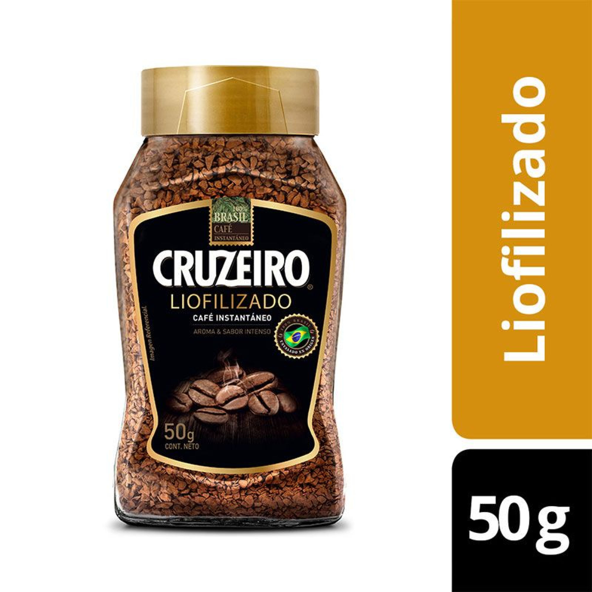 Café Instantáneo Liofilizado Frasco 50 g Cruzeiro