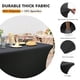 thumbnail image 3 of Mantel ajustable negro Separo Spandex, paquete de 4 unidades, 6 pies, 3 of 9