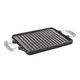 thumbnail image 1 of Plancha churrasquera reversible de 27x21 cm, hierro fundido, 1 of 2