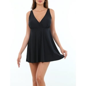 Samia - Traje De Baño Falda Negro Xxl
