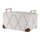 thumbnail image 5 of Cesta De Almacenamiento Para Ropa De Lavandería Cubo De Almacenamiento De Juguetes Lona Para Armario De Oficina 38x28x21cm, 5 of 5