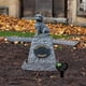 thumbnail image 5 of Placa conmemorativa Lápida de cementerio Poste de jardín conmemorativo negro Patio al aire libre Cementerio de simpatía Decoración de cementerio impermeable, corazón, 5 of 5