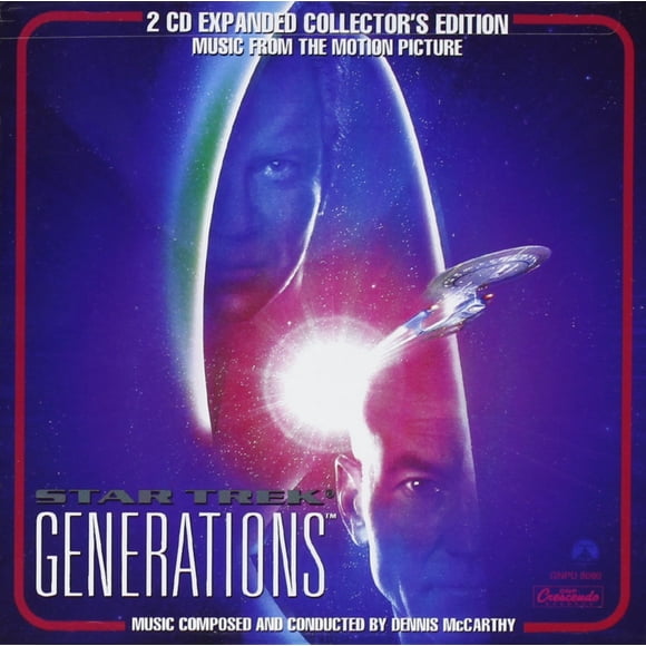 Edición de Coleccionista 2 CDs Star Trek Generations GNP Crescendo