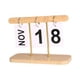 thumbnail image 4 of Calendario Perpetuo Simple Página Decorativa Calendario De Escritorio Giratorio Decoración Para El Hogar Madera, 4 of 5