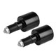 thumbnail image 2 of Extremos De Manillar De Motocicleta De 7 U 8 "22 Mm Para Suzuki GSXR600 750 1000 Negro, 2 of 5