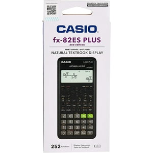 Casio Fx-82Es Fx82Es Plus Bk Display Calculadora De Cálculos Científicos Con 252 Funciones Casio Casio