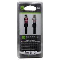 Green E - Cable Audio Rca Stereo / 2 Metros