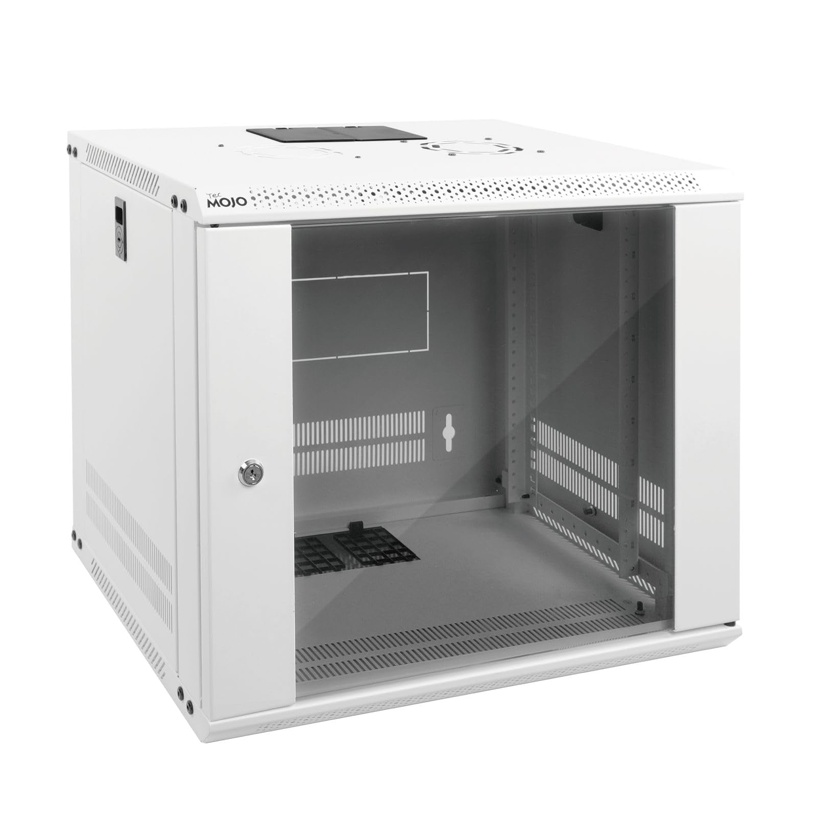 Armario De Red En Rack De Montaje En Pared Tecmojo 9u Para 19 Ti