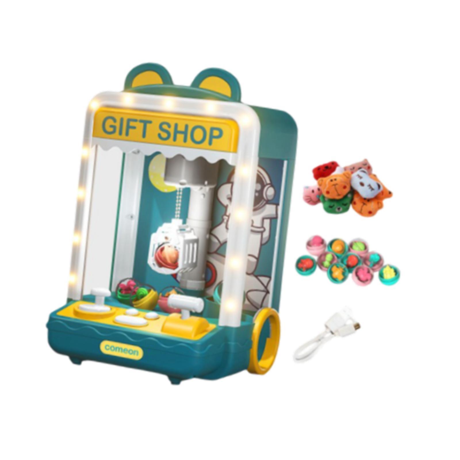 Magideal - Máquina De Garra Para Niños, Máquina De Agarrar Dulces Con Música Y Luz, Máquina Expendedora De Juegos De Arcade De Regalo De Cumpleaños Para Niños Y Oso