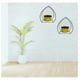 thumbnail image 3 of Repisa Flotante Porta Macetero Porta Vela Deco 19X30X7 Hoja, 3 of 4