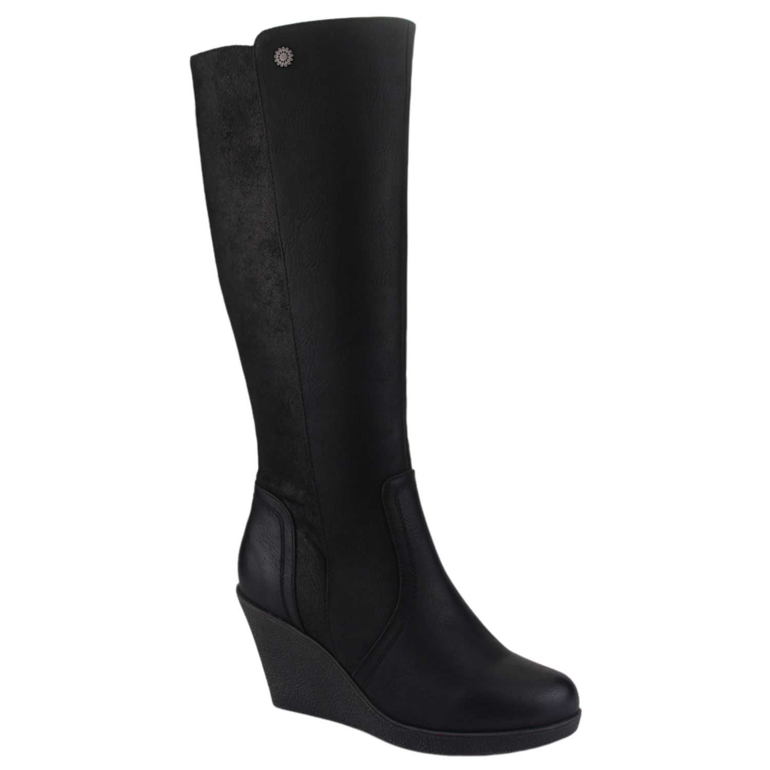 Bota Chalada Mujer Wedge-40 Negro Casual