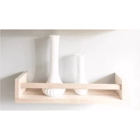 Genérico - Set De 3 Repisas Flotantes Modernas Barandas 60Cm Blanco