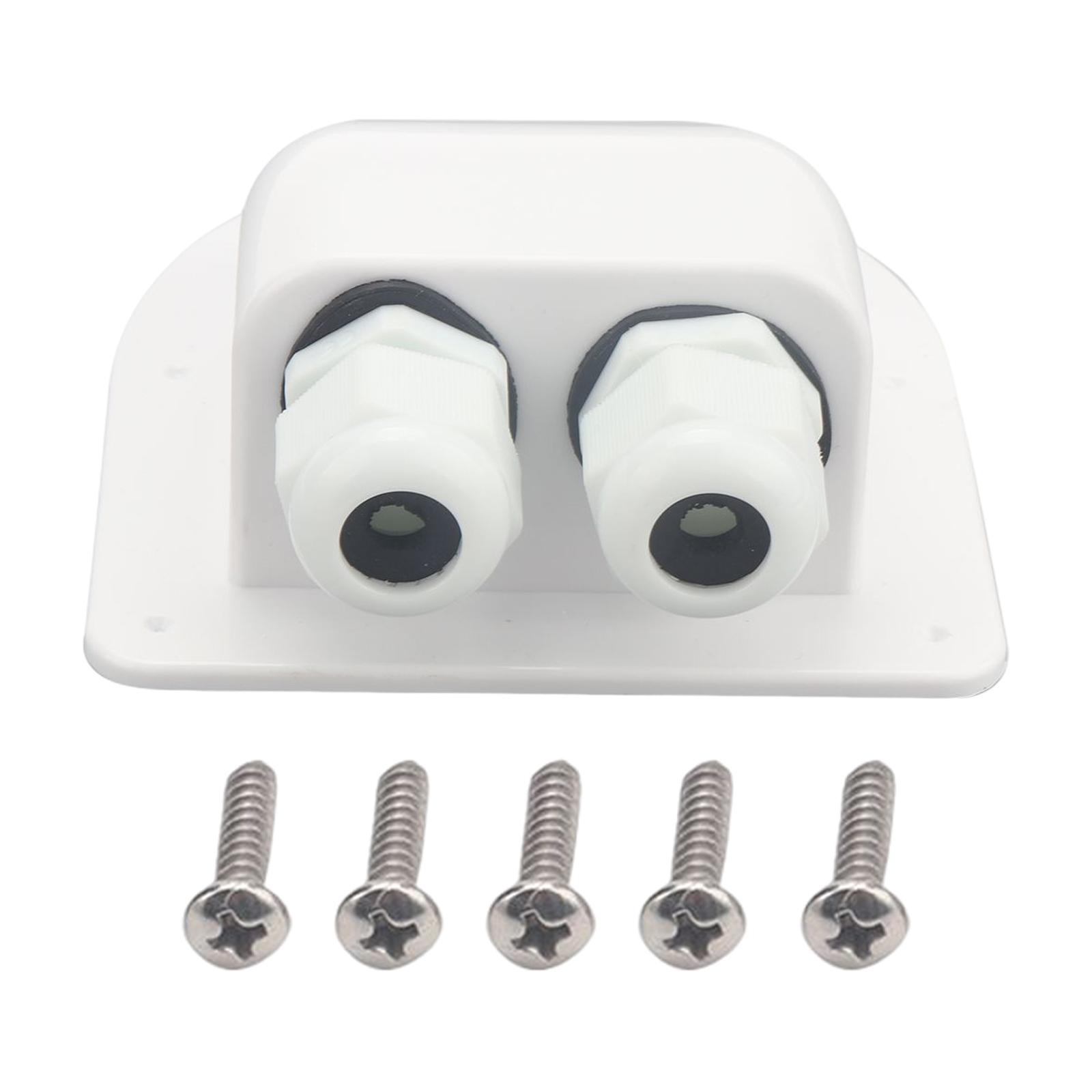 Ioensy - Conector De Placa De Entrada De Cable Solar A Prueba De Agua Para Proyecto De Panel Solar