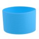 thumbnail image 2 of Botella de agua antideslizante redonda de silicona al aire libre taza taza cubierta azul claro, 2 of 5