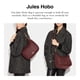 thumbnail image 3 of Bolso de hombro Coach Jules Hobo Wine de piel multirefinada, 3 of 5