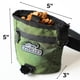 thumbnail image 4 of Bolsa de premios para perros Callieco con cierre magnético y cremallera – Verde, 4 of 6