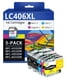 thumbnail image 1 of Cartuchos de tinta LOVPAIN LC406XL pack de 5 (2 negros, 1 cian, 1 magenta, 1 amarillo), 1 of 8