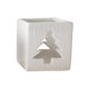 thumbnail image 4 of Porta Vela Blanca Cerámica, 4 of 4