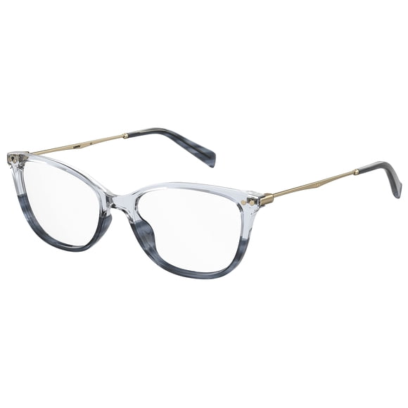 Eyewear Frames LV 5021 Cat Eye Blue Horn para mujer