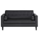 thumbnail image 2 of Sofa Retro 3 Cuerpos 1-1 Pu Negro, 2 of 5