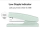 thumbnail image 4 of Stapler Deli Desktop con capacidad para 25 hojas y 640 grapas, color verde, 4 of 6