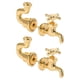 thumbnail image 1 of Pendientes De Tuerca Con Forma De Grifo, Pendientes Delanteros Y Traseros Punk Para Cumpleaños, Bodas, Navidad, Oro, 1 of 3