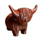 thumbnail image 1 of Figura De Vaca Mini Recuerdos Regalo Adorno Artesanal Para Oficina Chimenea Gabinete S Granate, 1 of 5