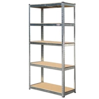 Prochef - Estante Acero Galvanizado 90X40X180 Cm. Cap 875 Kg