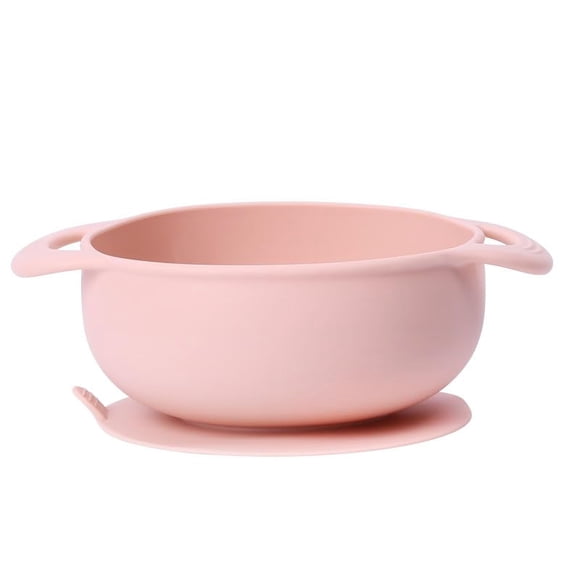 THE BABY NATION BOWL DE SILICONA CON SUCCION ROSA