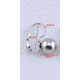thumbnail image 2 of Argollas Huggies cierre de palanca Esferas hipoalergenicas, 2 of 3